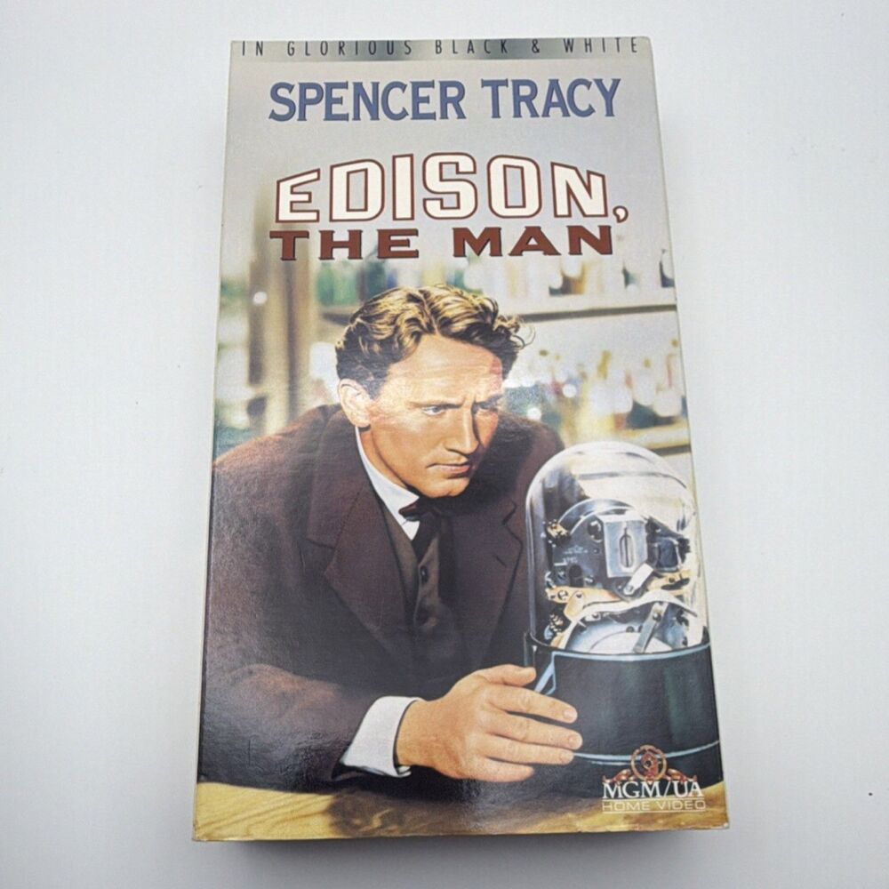 MGM/UA Home Video Edison, the Man VHS (1940) NR Drama Bio Spencer Tracy B&W